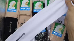 Kaos kaki muslimah jempol selutut