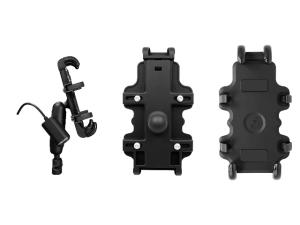 Cellphone Holder For Motorcycle Shock Absorber 360° Rotating Universal Mirror & Clamp Type Bracket