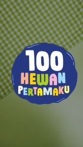 Ziyadbooks - Buku Anak 1 Tahun - 100 Hewan Pertamaku - Boardbook