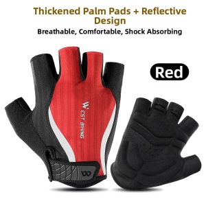 West Biking | Breathable Thick Shockproof Anti-slip Cycling Gloves