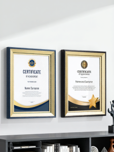 GOLDLONSEN | Premium Document Display Frame