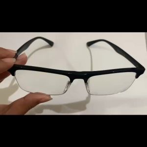 Kacamata Baca Plus Lensa Anti Radiasi Frame Semi Rimles Untuk Pria dan Wanita Ukuran Lensa +1.00 sampai +3.00