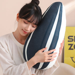 Creative Funny Sunflower Seed Shaped Pillow Office Chair Backrest Sofa Bed Headboard Soft Plush Rectangular Pillow for Nap