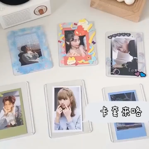 30pcs Blueberry Toploaders With Film Photocard Toploader Kpop Clear Lomo Card Toploader Set Case BERYFAM
