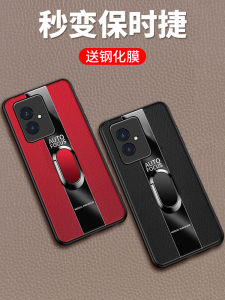 Huawei Honor 100 pro 5G Silicone Case Luxury Leather Anti-Fall Magnetic Ring Soft Shell for Men And Women with Lens Protection