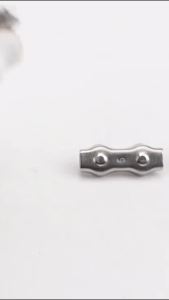 Nexlent Stainless Steel Wire Clip Wire Rope Clamp Double Clamp Cable Clip M2 M3 M4
