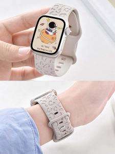 Ultra Soft Liquid Silicone Watch Band Butterfly Buckle Apple Watch S11/S10/9/8/7/6 SE Men Women Summer Breathable Sports Band