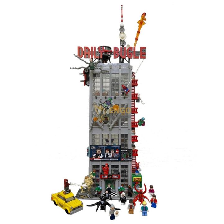 Jigsaw Puzzle 76178 Spider-Man LaCorne Daily Newspaper Building Reunion ...