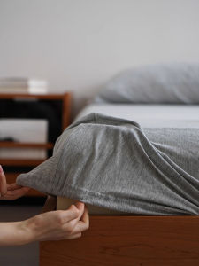 Simple Style A-Class Pure Cotton Knitted Bedding Cover 1.8 Bed Single Piece Naked Sleep Pure Cotton Mattress Protector