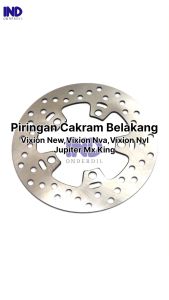 Piringan Cakram Belakang Vixion New Baru & Vixion NVA& Jupiter MX King Disc Disk Rear Brake