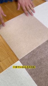 Japan Korea spliced carpet pet mat non-slip self-adhesive spliced floor mat bedroom childrens room home carpet wholesale living room for carpet#55a