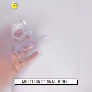 Móc Treo Tường Trong Suốt Hình Tròn 5-30 Cái Đa Năng Chất Liệu PP Móc Tròn Để Cất Giữ Đồ Dùng Dùng Cho Phòng Tắm Nhà Cửa Giá Đỡ Rèm Cửa