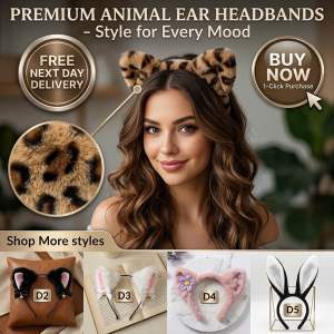 [SG STOCK]Mix and Match Headband Headband for Woman Cat Ear Headband with Bell Plush Furry Cat Ear Hair Band for Woman Adult Cosplay Party Fancy Dress Halloween