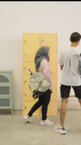Fierro Peach Orange Steel Locker Metal Storage Cabinet Wardrobe Cupboard Available in 1 Door 2 Door 3 Door 4 Door 6 Door Home Office School Hostel Employee Gym Locker Ready Stock Malaysia