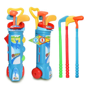 Toddler Golf Set Children Minigolf Play Sport Game Practice Indoor and Outdoor Sports Fitness Ball Outdoor Toys for Boys Girls