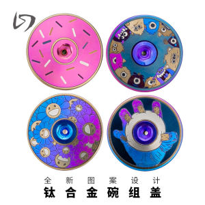 Bộ Nắp Hũ Đựng Bánh Xe Đạp Đường Trường Bằng Hợp Kim Titan TiMountain Bộ Phận Phụ Kiện Xe Đạp Cá Nhân Có Vít Titan