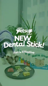 Petsup Freeze-Dried Cat Dental Sticks Functional Cat Treat Fresh Breath Oral Care Plaque Tartar Control Snacks For Cats & Kittens
