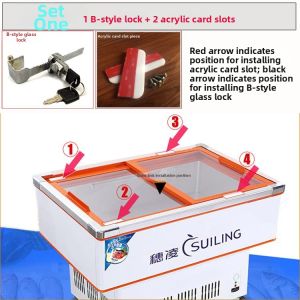 Drill-free Freezer Door Lock