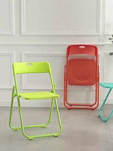 Ghế nhựa gấp gọn khung thép xếp trồng ghế làm việc văn phòng gấp gọn