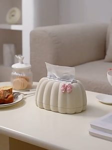 【1-3 Days Delivery】Spring Tissue Box ABS Pumpkin Shaped Paper Holder Creative Removable Napkin Box Office Living Room