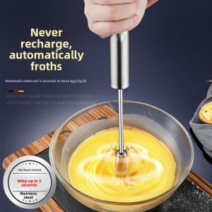 AMW | Manual Press Semi-Auto Egg Beater