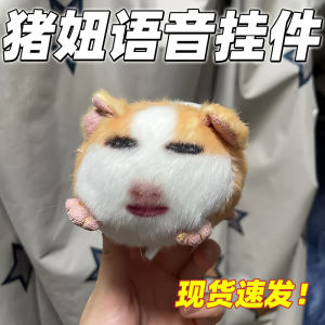 Đồ Chơi Búp Bê Nhồi Bông Thêu Hình Con Lợn Có Thể Phát Âm Phụ Kiện Treo Dễ Thương Quà Tặng Cho Người Lớn Và Trẻ Em