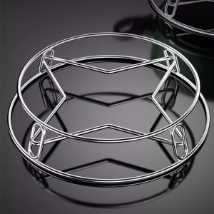 Micoe | Stainless Steel Pot Rack Kitchen Countertop Organizer Steamer Trivet
