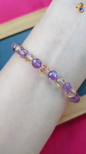 Premium Grade Ametrine Faceted Bracelet