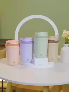 400ML Stainless Steel Automatic Self Stirring Magnetic Coffee Cup Mug Rechargeable Portable Lightweight Leak Proof Smart Electric Auto Spin Self Mixing Insulated Thermal Coffee Tea Milk Chocolate Mug Cup Cawan Kacau Kopi Automatik Murah Tahan Panas自动咖啡搅拌杯