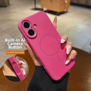 AO.HU | Magnetic Charging Silica Case Soft-Touch Anti-Fall Phone Shell