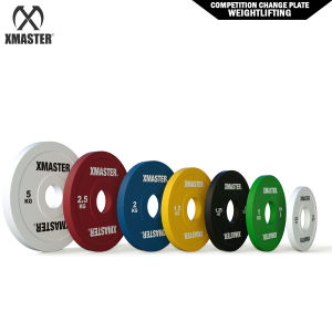 XMASTER Change Plate-Rubber Coating IWF Standard Fitness CrossFit Training Home Gym Set Weightlifting Bodybuilding Powerlifting ROGUE ELEIKO