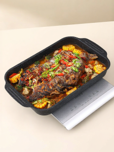 CHUANGSHUNFU | Fish Grilling Tray Rectangular Compatible Home Electric Gas Stoves