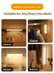 MONLEYTA | Smart Induction Night Light LED Hallway Home Charging Automatic Sound Control Light Control Corridor Stairwell Wall Lamp