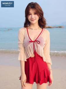 Conservative One-Piece Swimsuit for plus Size Girls Thermal Spring Swimming Pool Exclusive High-End Feeling 2025 New Arrival