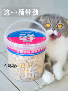 Freshcat Dried Cat Food 500g Sang Trọng Lịch Sựken Rabbit Cat Treats Cat Snacks Freeze Dried Bucket Cat Food for Kittens And Adult Cats