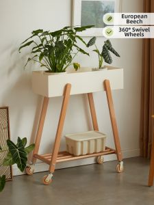Solid Wood Flower Rack Multi-level Plant Display