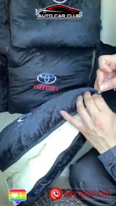 Gối và chăn 2 trong 1 dùng trong ô tô văn phòng du lịch TỰA LƯNG Ô TÔ CÓ LOGO HÃNG XE Chăn Mát Mùa Hè Gối Nghỉ Trưa Văn Phòng Có Thể Gập Lại