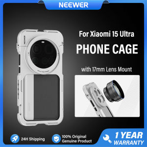 NEEWER Phone Cage Rig for Xiaomi 15 Ultra Phone Stabilizer Holder with 67mm Filter Adapter & 17mm Phone Lens Mount PA091