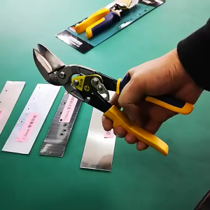 กรรไกรตัดสังกะสี 10 นิ้ว Cr-V กรรไกร ตัดสังกะสี ตัดซีลาย ตัดแผ่นเหล็ก ตัดแผ่นสแตนเลส