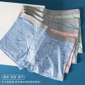 New mens underwear mens boxer briefs youth mid-waist boxer briefs