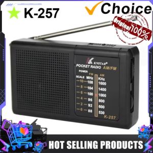 Portable AM FM Mini Two Band Radio Full-wave Band Battery Powered Radio Built-In Speaker Outdoor Emergency Radio for Elders