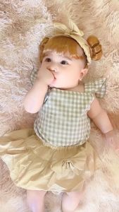 Baju Rok Bando Sepatu Pakaian Stelan Anak Cewe Perempuan Lucu Murah Terlaris Cod Babee Baby shop GEMPITA POLKA SQUARE / LOVE / PAM BLOOMERS / ASTRID B