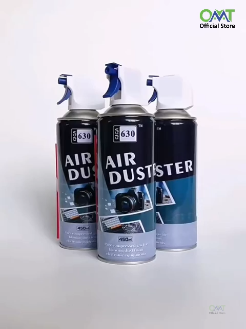 Air Duster Spray Cleaner Compressed Air Duster Can for Cleaning Electronics Pembersih Semburan Lap Udara 空气除尘喷雾清洁剂