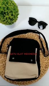 SATU ALAT Tas Kanvas Tas Selempang KAMILLA 100% Canvas Premium Tebal