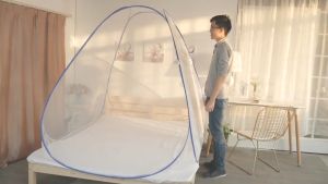 Pop Up Net moustiquaire มุ้งกันยุง มุ้งนอน มุ้งครอบ มุ้งสปริงกาง มุ้งเต็นท์ กันแมลง กันยุง 3.5ฟุต 5ฟุต 6ฟุต