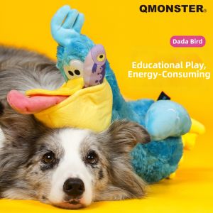 QMONSTER | Interactive Treat-Dispensing Chew Toy for Dogs