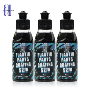 Lớp Phủ Phục Hồi Nhựa Cho Việc Chăm Sóc Xe Hơi - Chất Phục Hồi Viền Nhựa Cao Su & Vinyl Dễ Sử Dụng - Chai 100ml