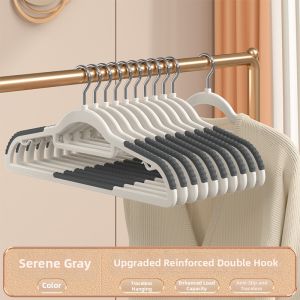 Anti-slip Streakless Non-bulging Shoulder-friendly Plastic Hangers