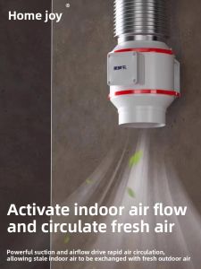 「China Plug」JIACHANGLE | Axial Flow Booster Fan Bathroom Exhaust Fan Kitchen Exhaust Fan Room Ventilator