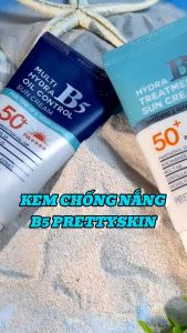 Kem Chống Nắng Phục Hồi Da Hydra B5 Exosome Sun Cream Pretty skin SPF50+/PA++++ 50ml